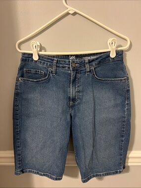 Lee Riders Midrise Bermuda Denim Shorts